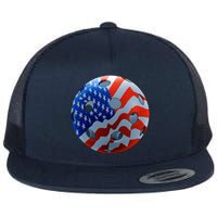 American Pickleball Flat Bill Trucker Hat