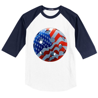 American Pickleball Baseball Sleeve Shirt