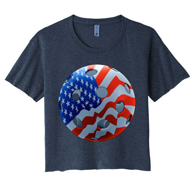 American Pickleball Crop Top