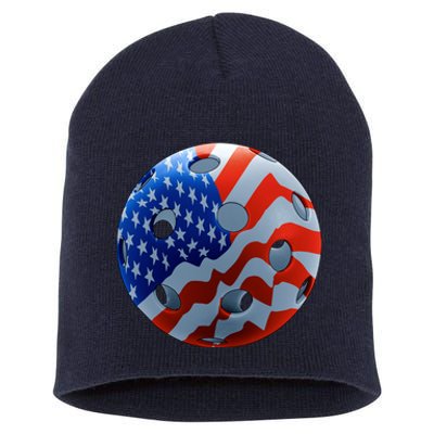 American Pickleball Short Acrylic Beanie