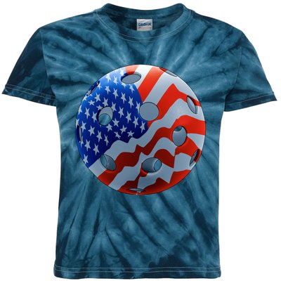 American Pickleball Kids Tie-Dye T-Shirt