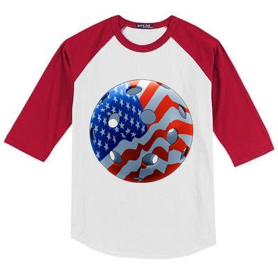 American Pickleball Kids Colorblock Raglan Jersey