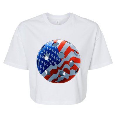 American Pickleball Bella+Canvas Jersey Crop Tee