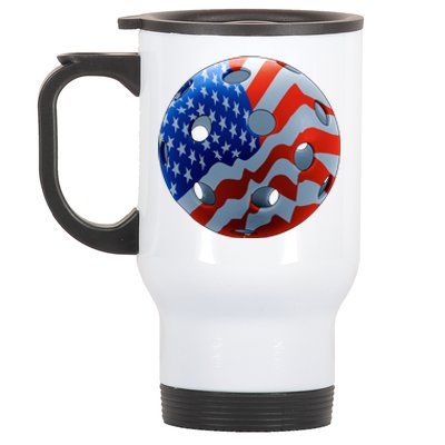 American Pickleball Stainless Steel Travel Mug