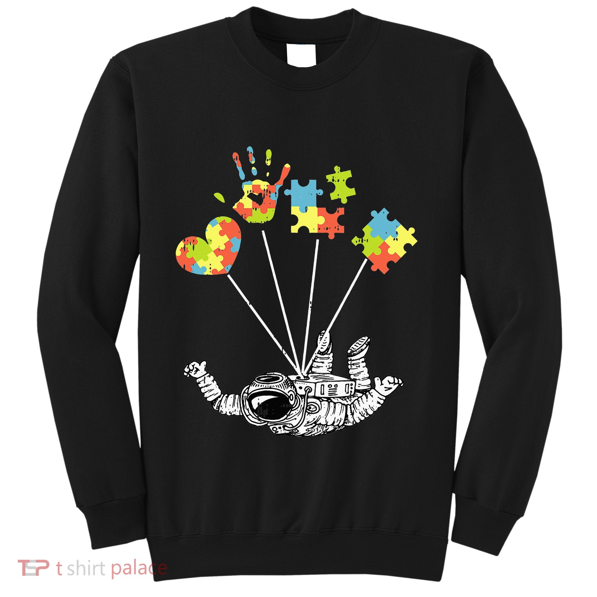 Astronaut Puzzle Autism Awareness Gifts For Autistic Sweatshirt