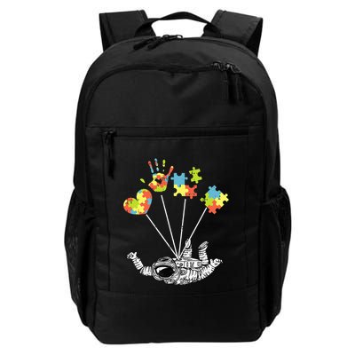 Astronaut Puzzle Autism Awareness Gifts For Autistic Backpack