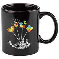 Astronaut Puzzle Autism Awareness Gifts For Autistic 11oz C Handle Ceramic Mug