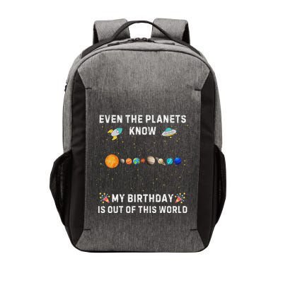 Astrological Planetary Alignment Birthday Funny Vector Backpack