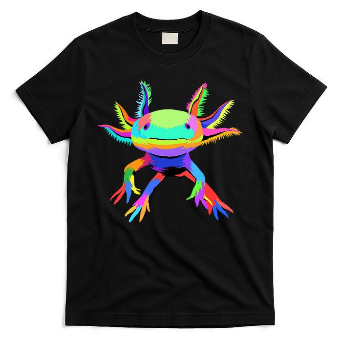 Axolotl Pop Art Axolotl Animal Axolotl Lover T-Shirt