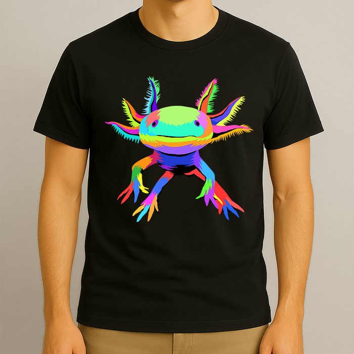 Axolotl Pop Art Axolotl Animal Axolotl Lover T-Shirt
