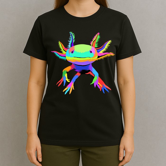 Axolotl Pop Art Axolotl Animal Axolotl Lover T-Shirt