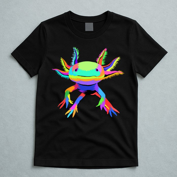 Axolotl Pop Art Axolotl Animal Axolotl Lover T-Shirt