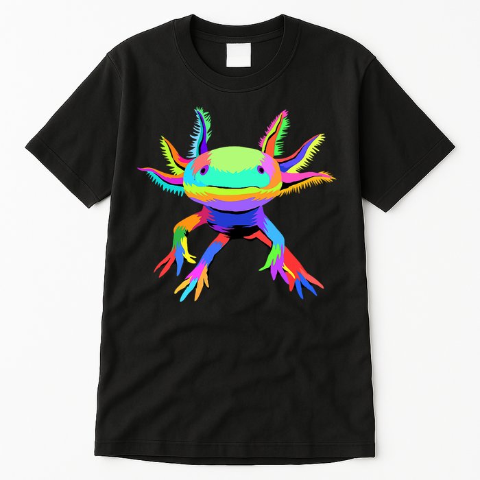 Axolotl Pop Art Axolotl Animal Axolotl Lover Tall T-Shirt