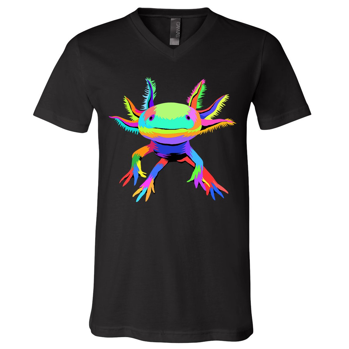 Axolotl Pop Art Axolotl Animal Axolotl Lover V-Neck T-Shirt