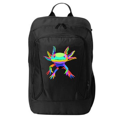 Axolotl Pop Art Axolotl Animal Axolotl Lover City Backpack