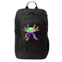 Axolotl Pop Art Axolotl Animal Axolotl Lover City Backpack