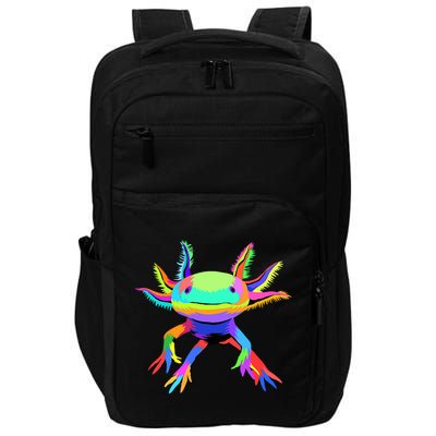 Axolotl Pop Art Axolotl Animal Axolotl Lover Impact Tech Backpack