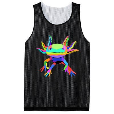 Axolotl Pop Art Axolotl Animal Axolotl Lover Mesh Reversible Basketball Jersey Tank
