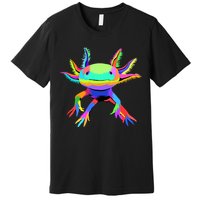 Axolotl Pop Art Axolotl Animal Axolotl Lover Premium T-Shirt