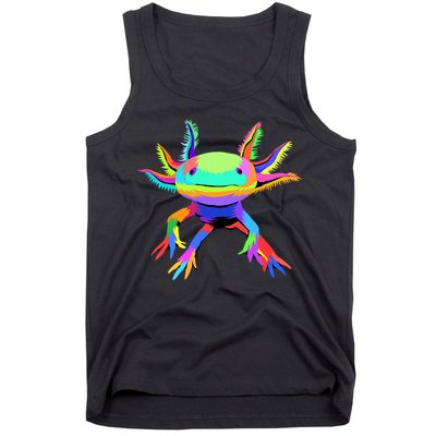 Axolotl Pop Art Axolotl Animal Axolotl Lover Tank Top