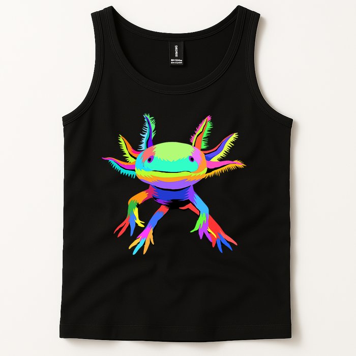 Axolotl Pop Art Axolotl Animal Axolotl Lover Tank Top