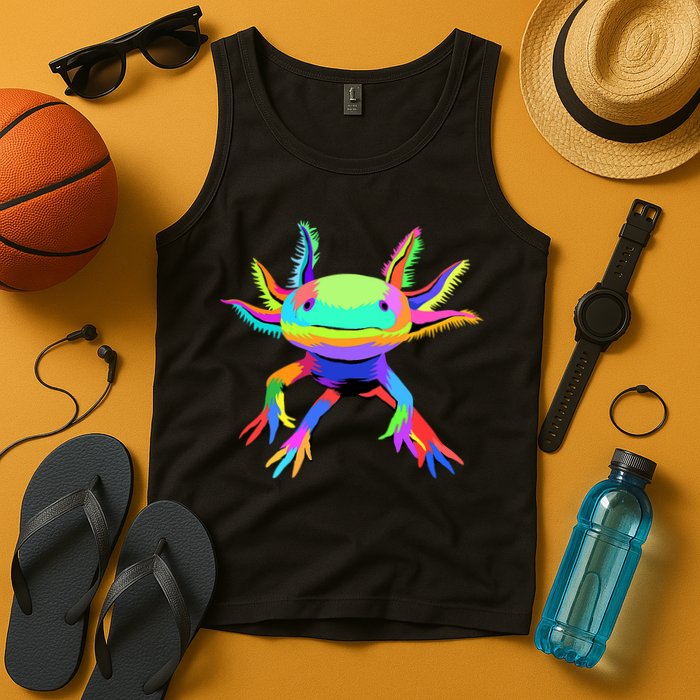 Axolotl Pop Art Axolotl Animal Axolotl Lover Tank Top