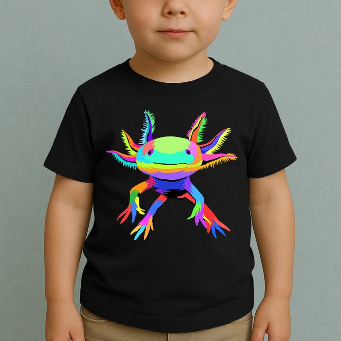 Axolotl Pop Art Axolotl Animal Axolotl Lover Toddler T-Shirt