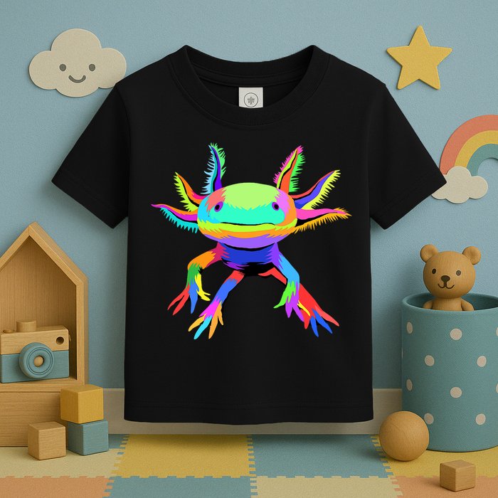 Axolotl Pop Art Axolotl Animal Axolotl Lover Toddler T-Shirt