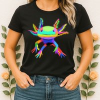 Axolotl Pop Art Axolotl Animal Axolotl Lover Womens T-Shirt