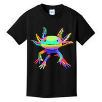 Axolotl Pop Art Axolotl Animal Axolotl Lover Kids T-Shirt