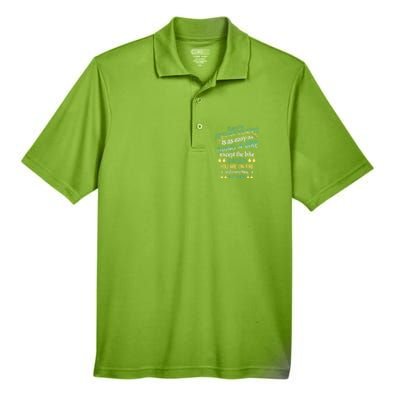 Administrative Professional Assistant Principal Teacher Funny Gift Men's Origin Performance Pique Polo