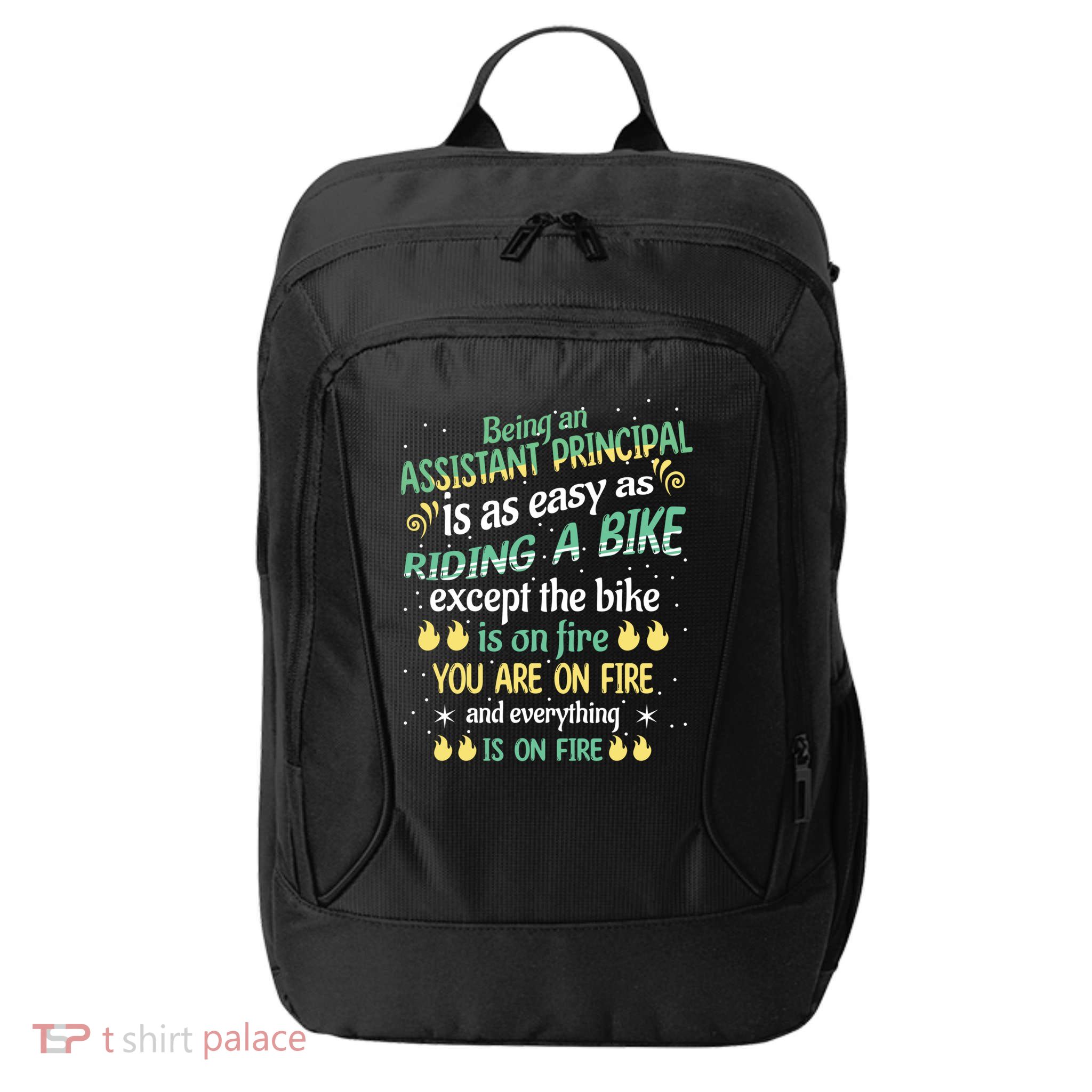 Administrative Professional Assistant Principal Teacher Funny Gift City Backpack