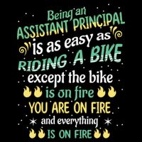 Administrative Professional Assistant Principal Teacher Funny Gift Impact Tech Backpack