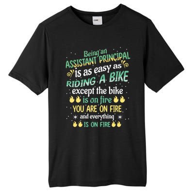 Administrative Professional Assistant Principal Teacher Funny Gift Tall Fusion ChromaSoft Performance T-Shirt