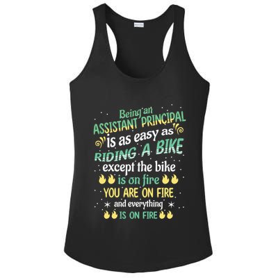 Administrative Professional Assistant Principal Teacher Funny Gift Ladies PosiCharge Competitor Racerback Tank