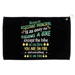 Administrative Professional Assistant Principal Teacher Funny Gift Grommeted Golf Towel