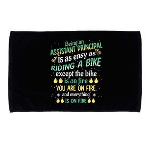 Administrative Professional Assistant Principal Teacher Funny Gift Microfiber Hand Towel