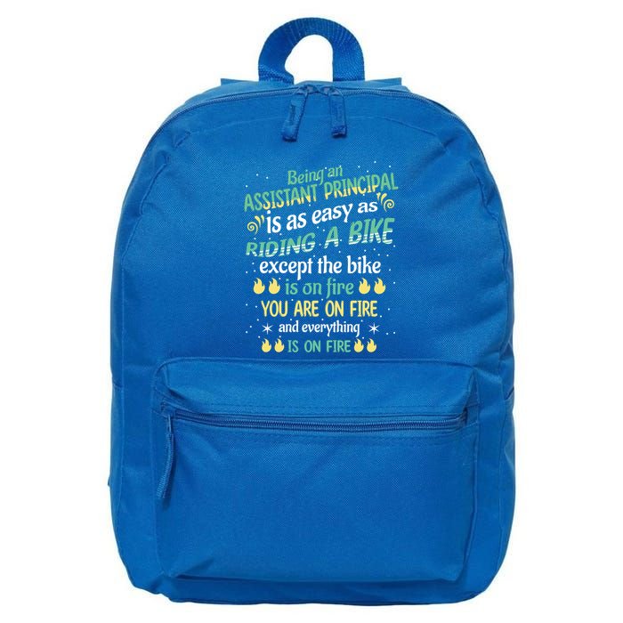 Administrative Professional Assistant Principal Teacher Funny Gift 16 in Basic Backpack