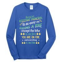 Administrative Professional Assistant Principal Teacher Funny Gift Tall Long Sleeve T-Shirt