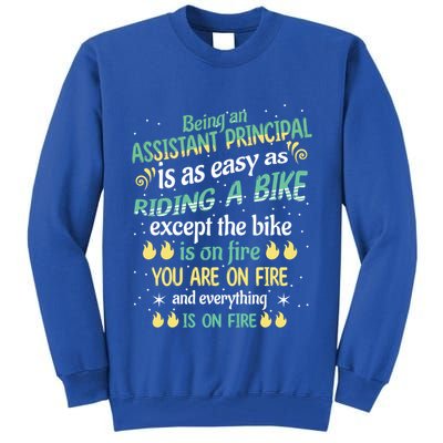 Administrative Professional Assistant Principal Teacher Funny Gift Tall Sweatshirt