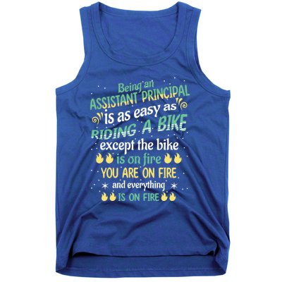 Administrative Professional Assistant Principal Teacher Funny Gift Tank Top