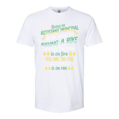 Administrative Professional Assistant Principal Teacher Funny Gift Softstyle CVC T-Shirt