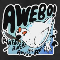 Awebo Ptarmigan Arctic Cute Bird Internet Meme Funny Chicken Cool Comfort Performance Bucket Hat