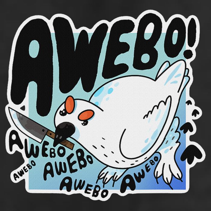 Awebo Ptarmigan Arctic Cute Bird Internet Meme Funny Chicken Cool Comfort Performance Bucket Hat