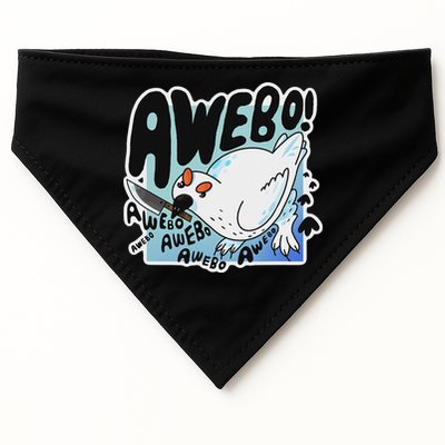 Awebo Ptarmigan Arctic Cute Bird Internet Meme Funny Chicken USA-Made Doggie Bandana