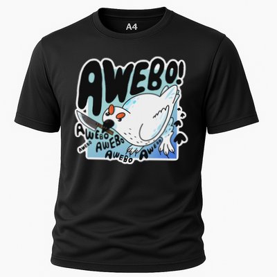 Awebo Ptarmigan Arctic Cute Bird Internet Meme Funny Chicken Performance Shirt