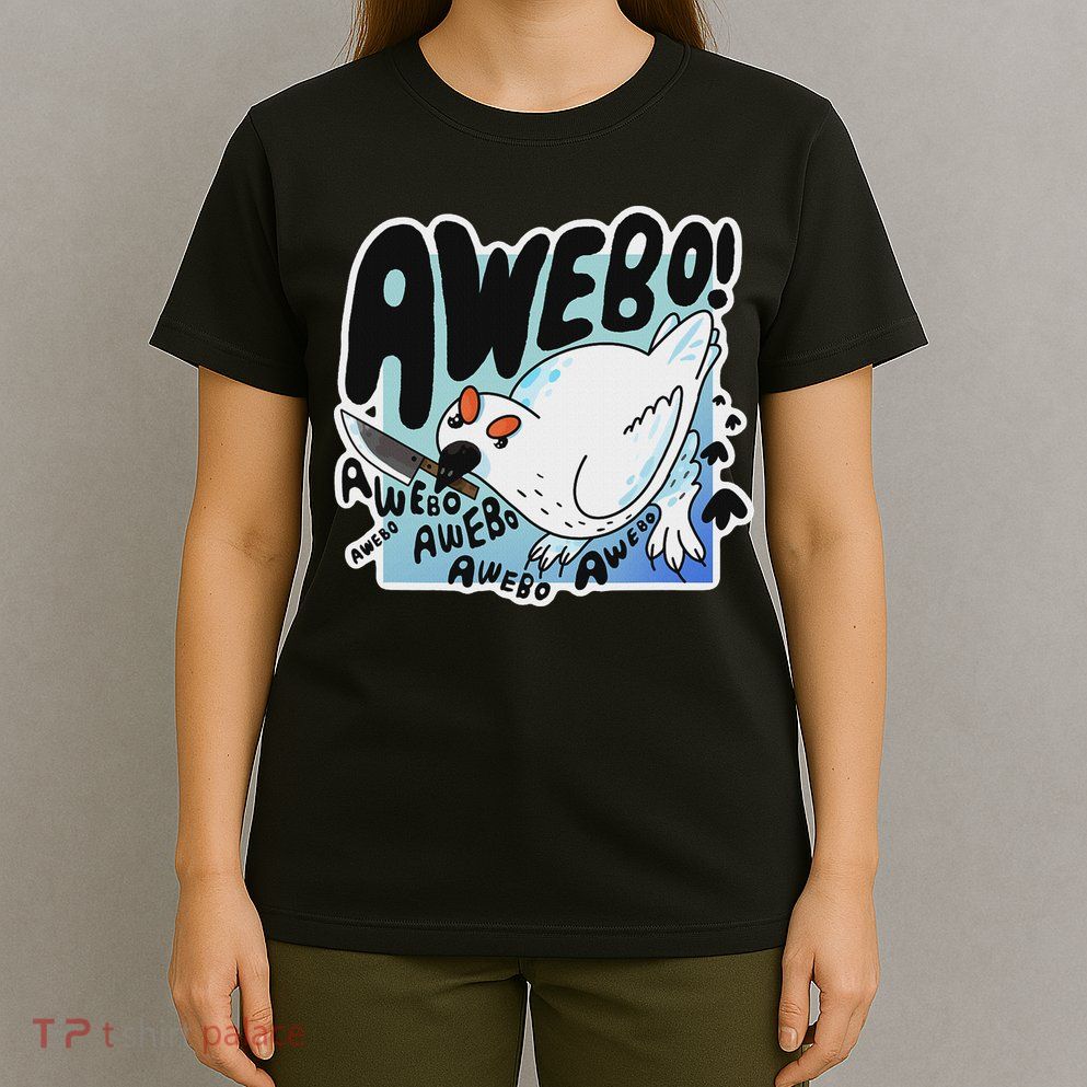 Awebo Ptarmigan Arctic Cute Bird Internet Meme Funny Chicken T-Shirt