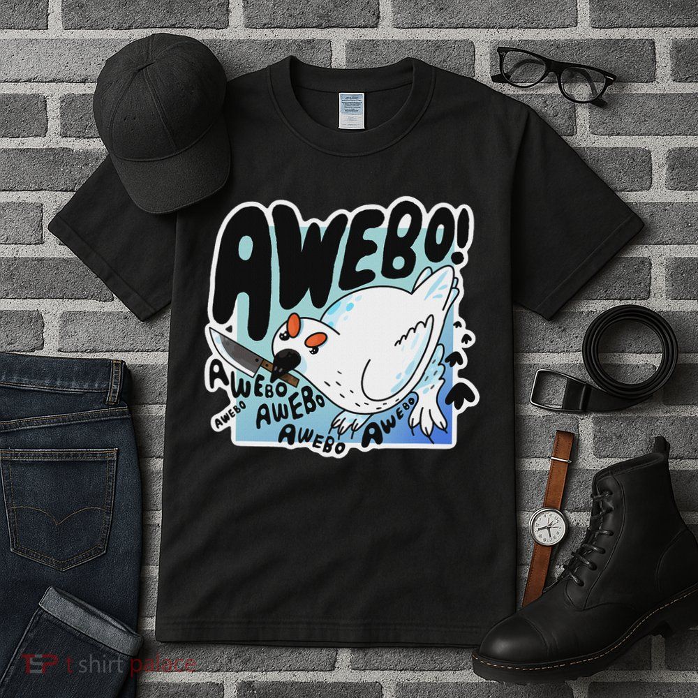 Awebo Ptarmigan Arctic Cute Bird Internet Meme Funny Chicken Tall T-Shirt