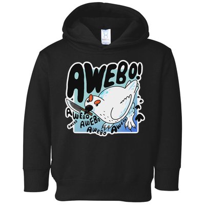Awebo Ptarmigan Arctic Cute Bird Internet Meme Funny Chicken Toddler Hoodie