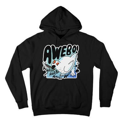 Awebo Ptarmigan Arctic Cute Bird Internet Meme Funny Chicken Tall Hoodie